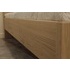 Oak bed Lauma Azur
