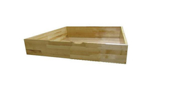 Tonēta bērza masīvkoka veļas kaste